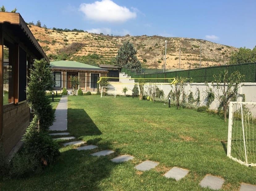 Villa bahçe düzenlemesi — Boğazköy Villaları